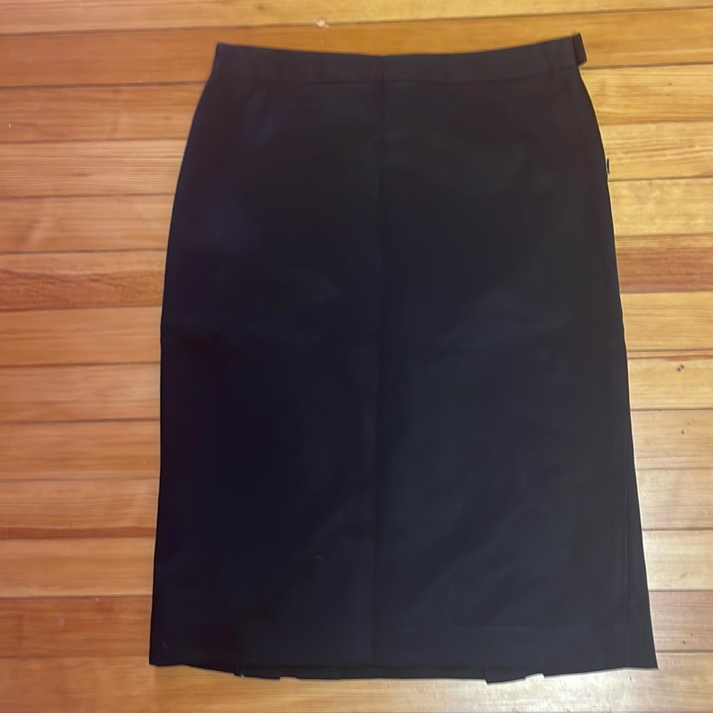 J crew suiting black pencil skirt
